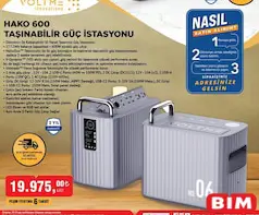 VOLTME HAKO 600 TAŞINABİLİR GÜÇ İSTASYONU